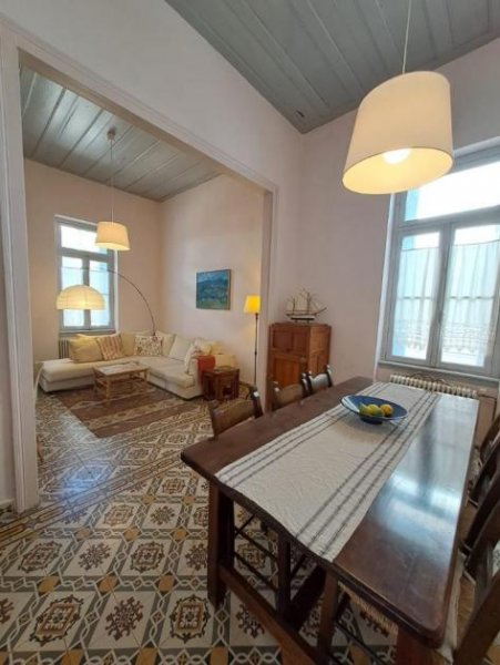 Kalyves Kreta, Kalyves: Elegante neoklassizistische Villa am Meer zu verkaufen Haus kaufen